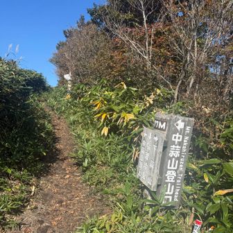 中蒜山分岐、頂上まであとちょっと
