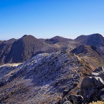 星生からのこの稜線が好き