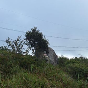 稜線に出ました
お地蔵様🙏