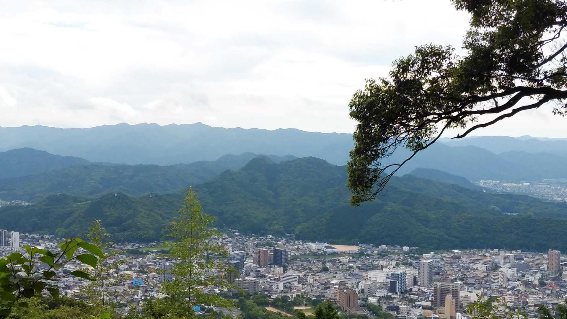 東屋眺望