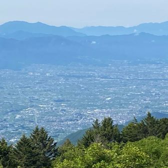 甲府盆地、南アルプス