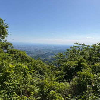 登谷山の眺望素晴らしかったのですが景色を楽しむ余裕なく先に進みます。