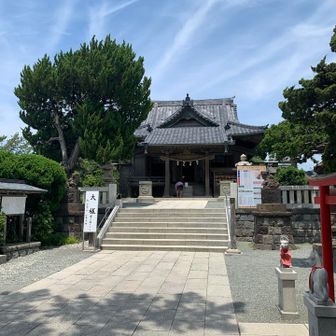 森戸大明神。立派な神社で賑わっていました⛩️