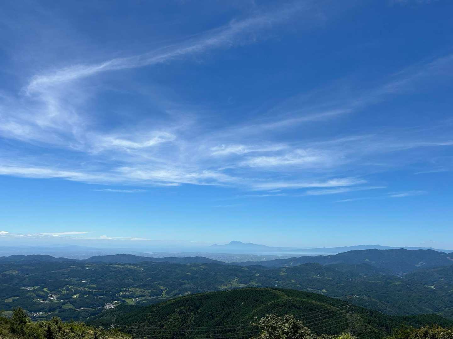 おーー✨最高の空です🩵
雲仙普賢岳もきれいに見えます