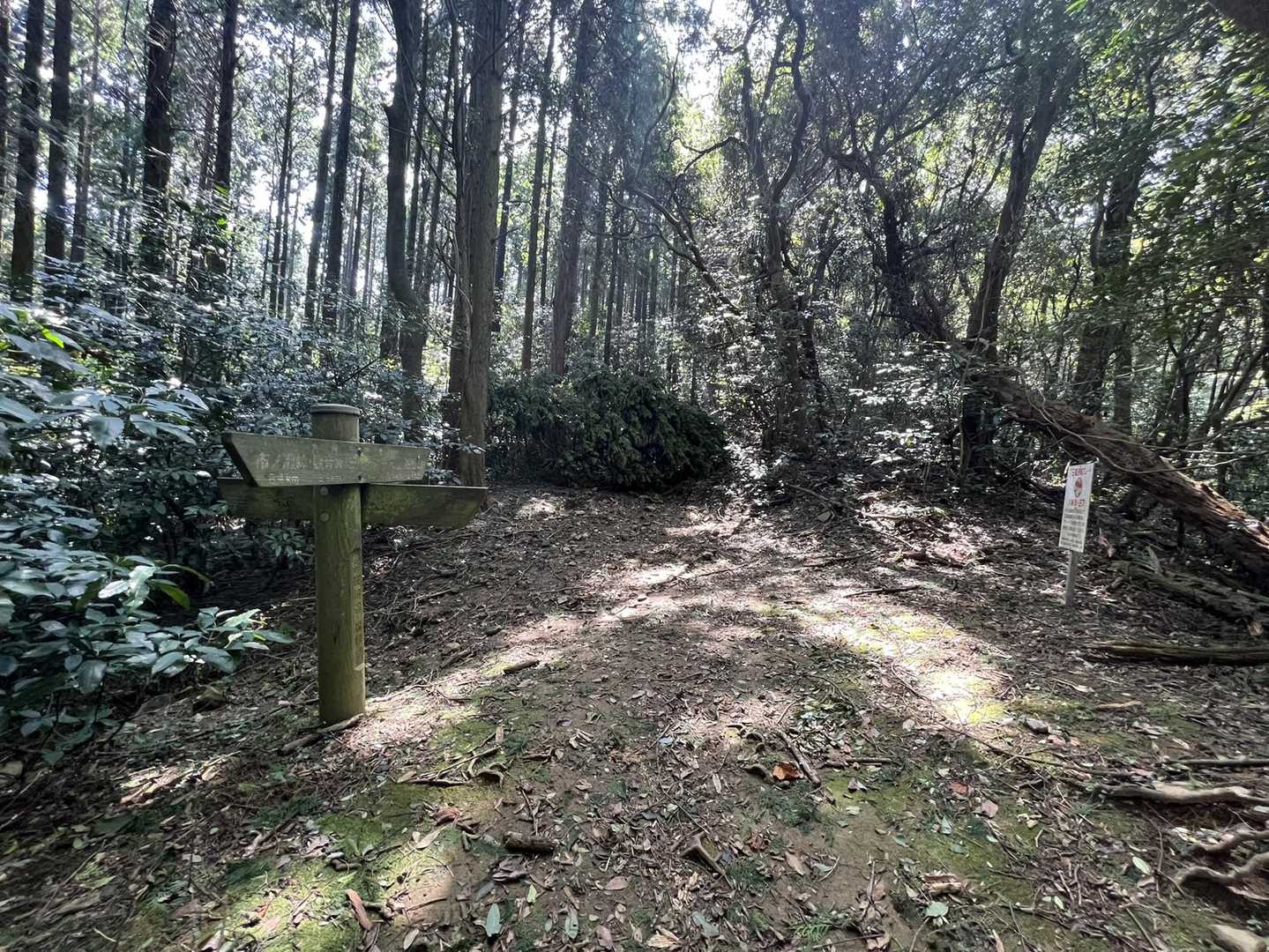 尺岳の肩😊

前方に障害物😰