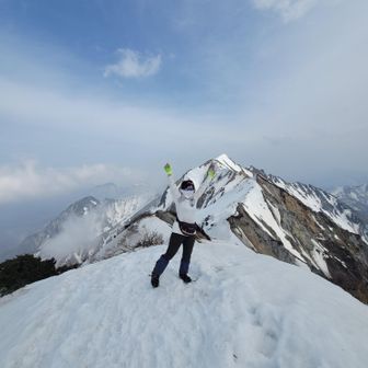 大山、もう見納め(   ˙³˙  )
残雪期に来れて
良かったわぁ(｡⊿°」∠)ﾓｯﾓｯ
景色も変わる✨