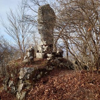 これ、反対側からみると不動明王みたい