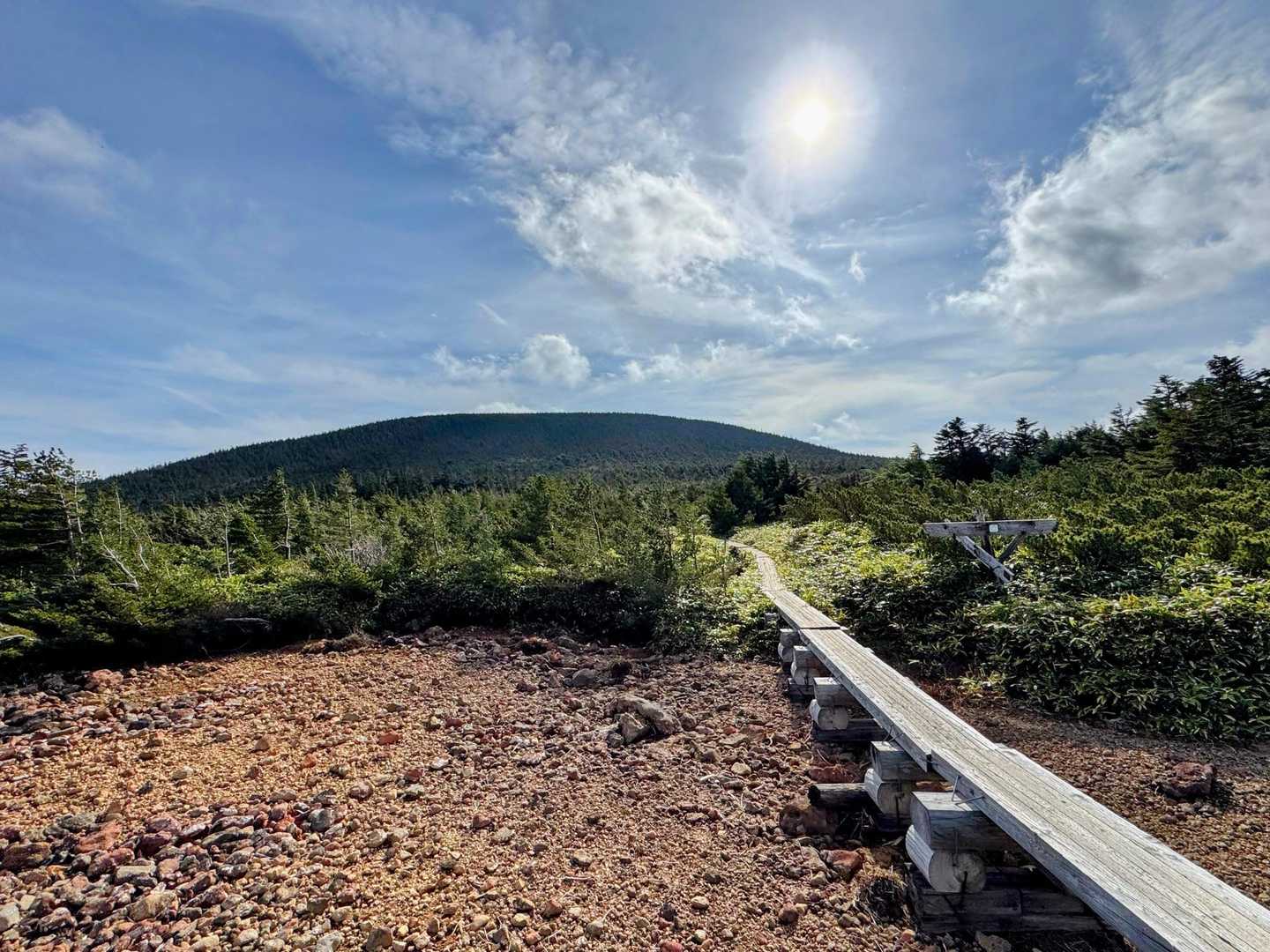 登ってきた東吾妻山