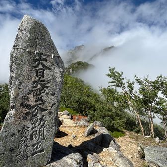 八合目 🗿大日大聖不動明王 石碑