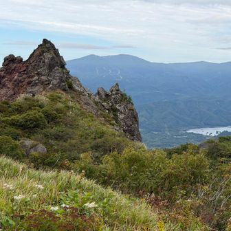 天狗岩🪨と西吾妻山✨