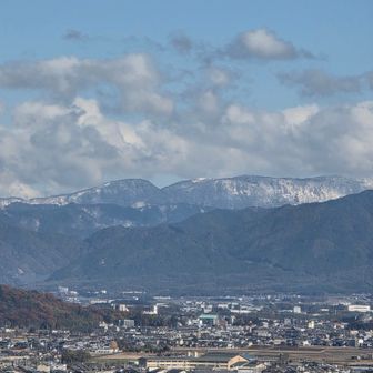 鈴鹿山系も積雪