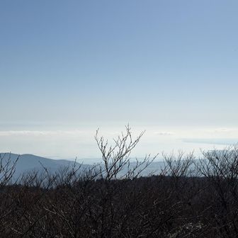 琵琶湖の雲もとれてきた