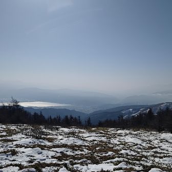 諏訪湖方面も一応。