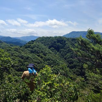 座禅岩からの胎蔵山