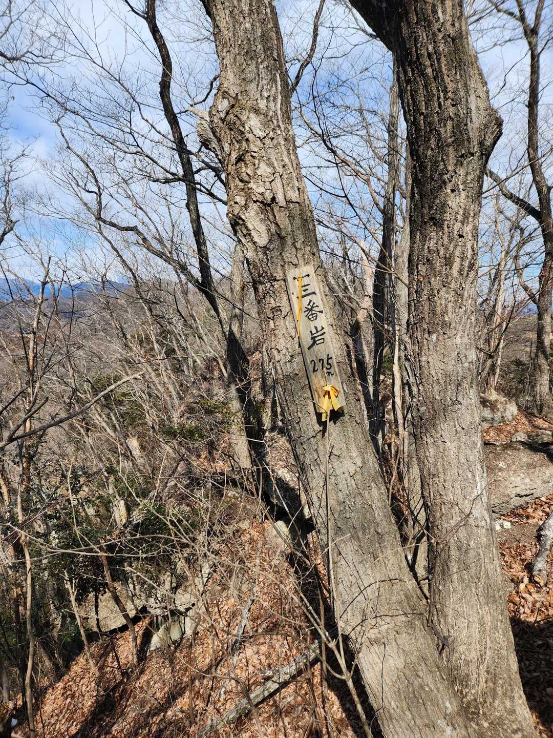 確かに三番岩(275m)です。