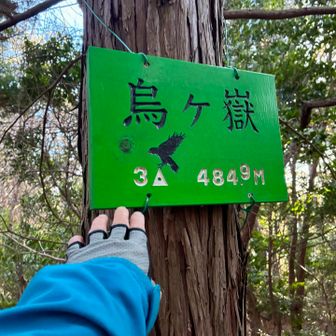 烏ヶ嶽山頂にトウチャコ❗️