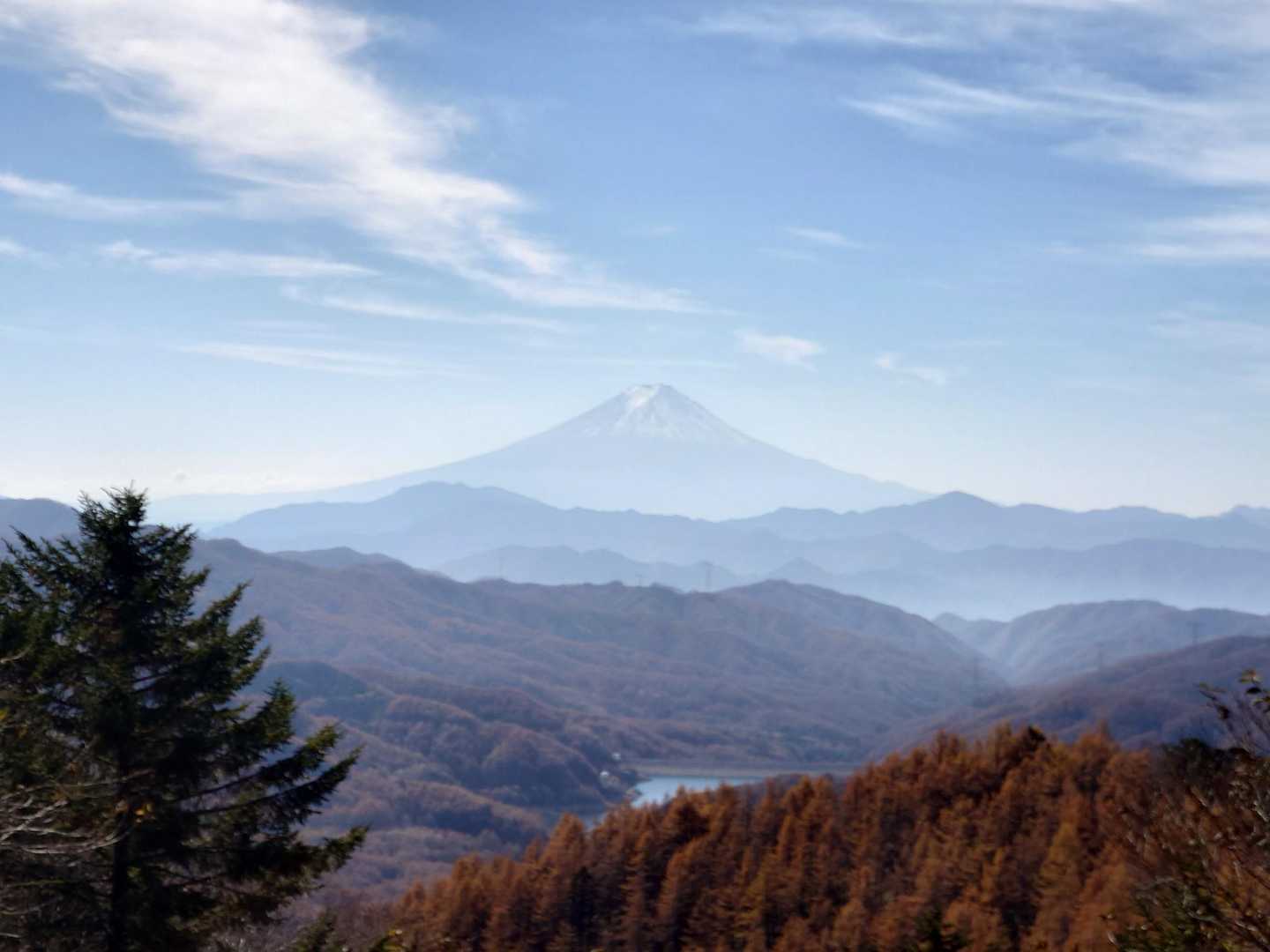 上日川峠登山口-大菩薩嶺-大菩薩峠-熊沢山-石丸峠-天狗棚 縦走コースの写真