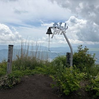 これこれ！誰もいないし、いっぱい鳴らしておきました😊
向こうに見えるのは山中湖かな