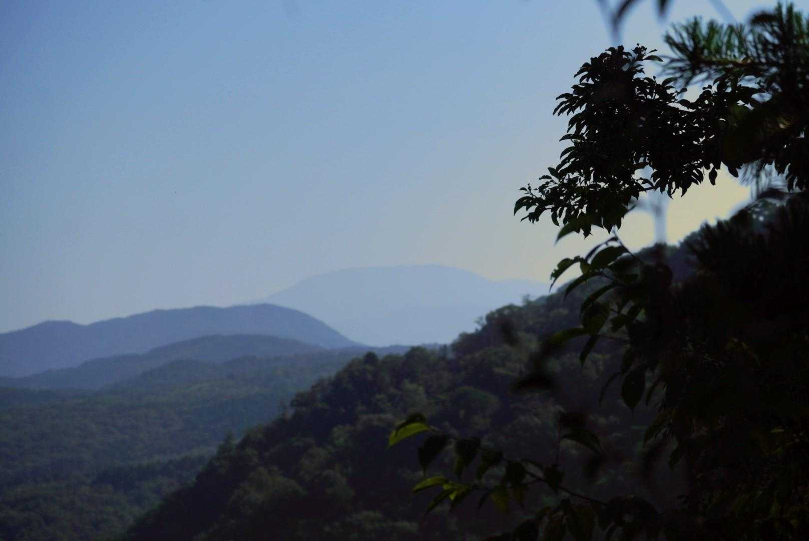 うっすら恵那山