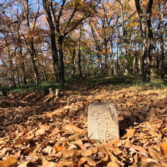 境御嶽山山頂　
二等三角点　地点名上武士