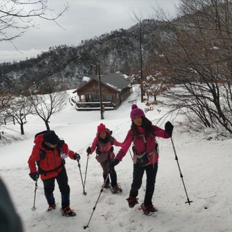 スノーシュー装着からのスタート