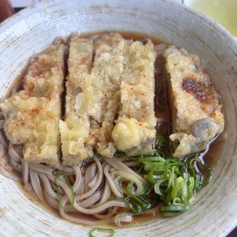 食べたかった！
大椎茸の天ぷら蕎麦♡
