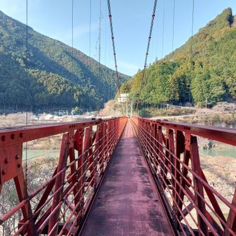 吊り橋の揺れ具合が微妙😂