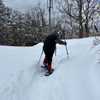 足が沈まないってすばらしい✨