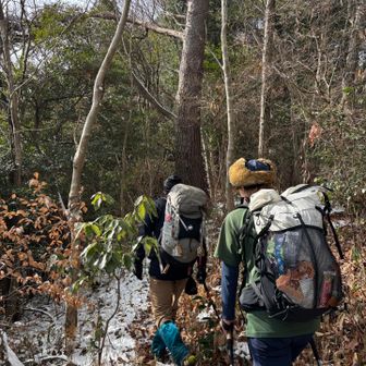お二人と来た道を引き返します♪
