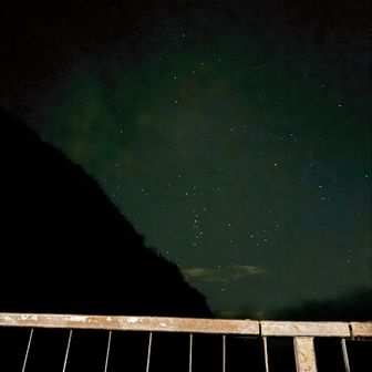 一瞬だけ星空も🌌