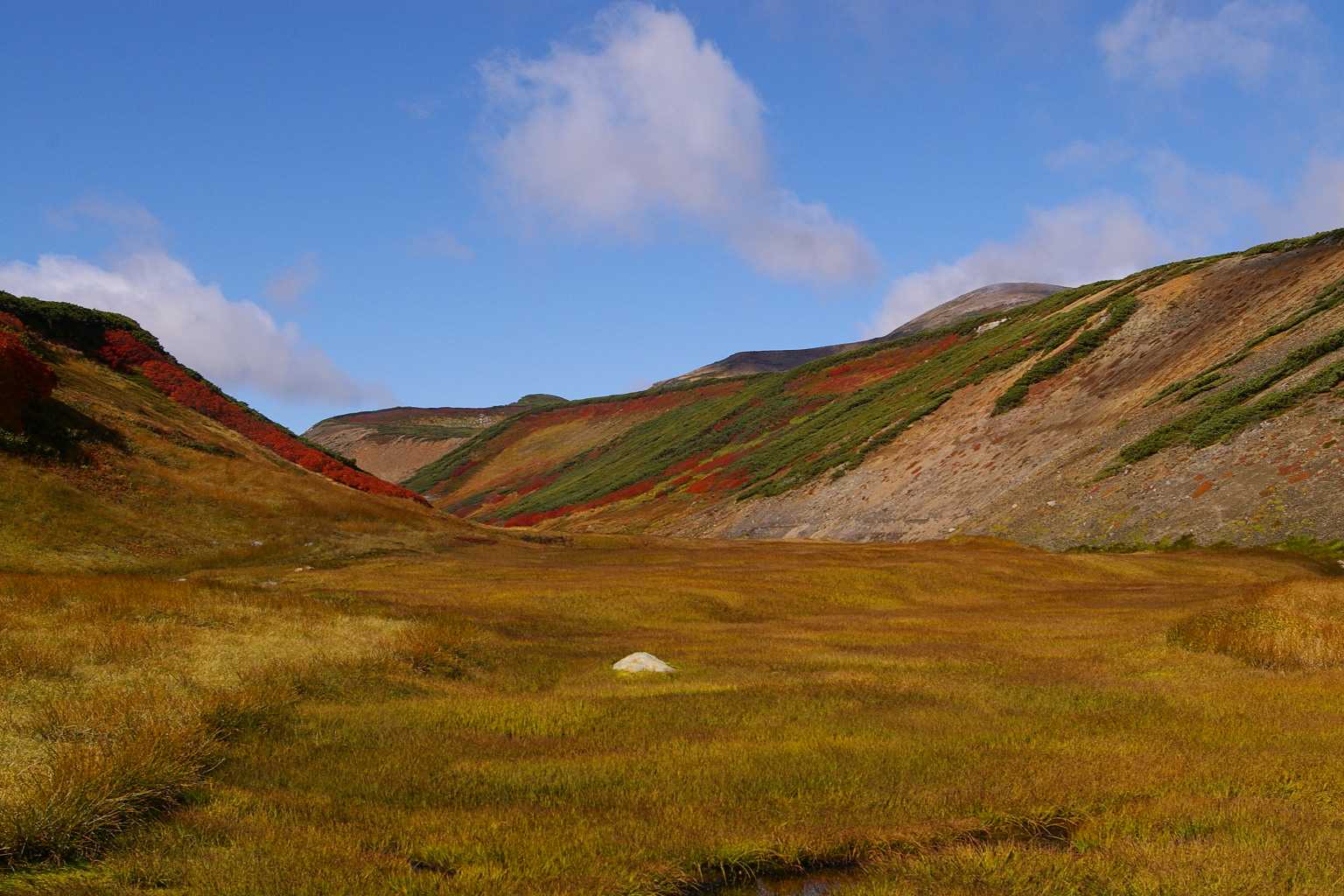 赤岳登山口-赤岳-白雲岳-北海岳-黒岳-七合目登山事務所 縦走コースの写真