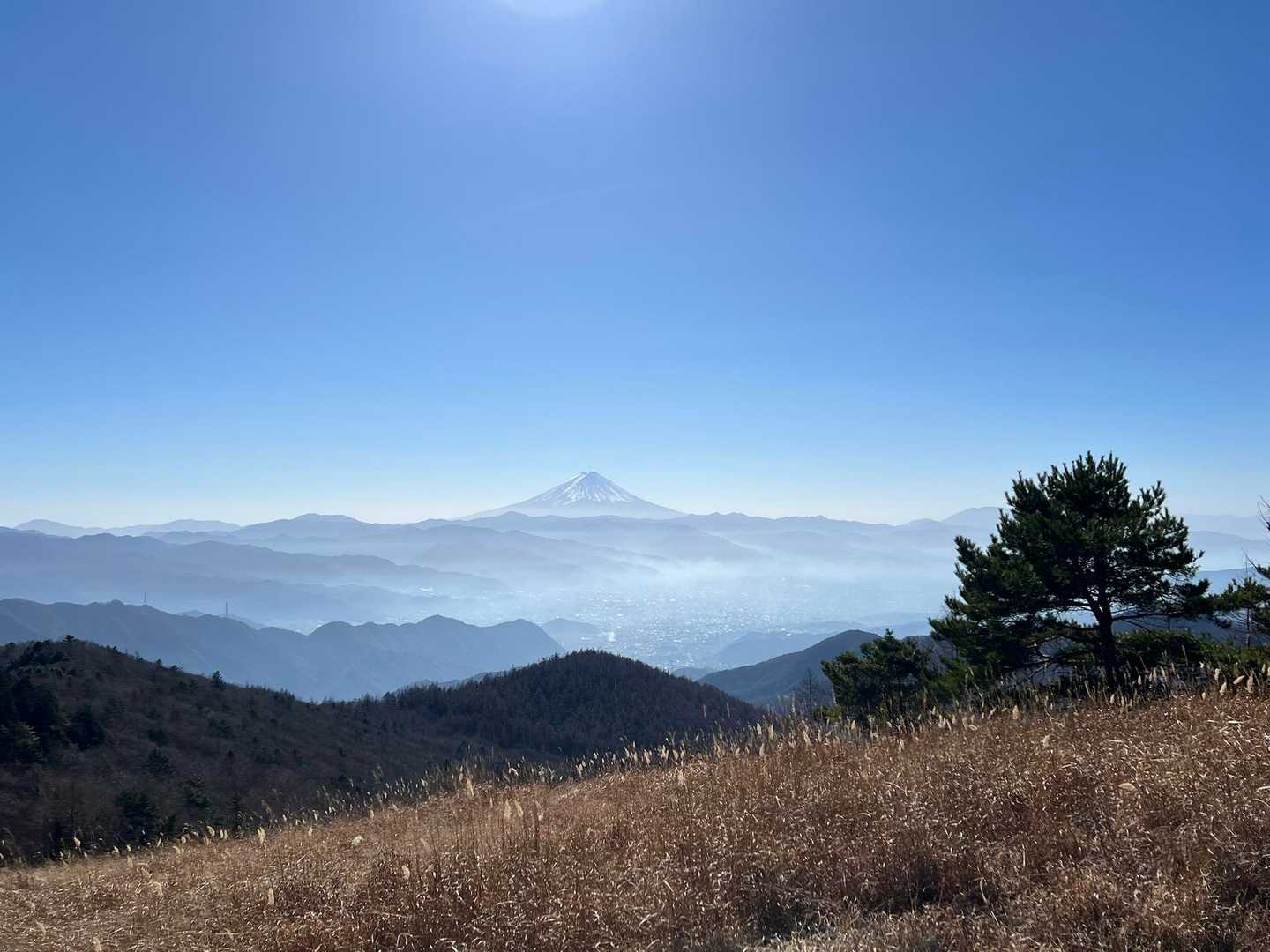 大平高原-乾徳山登山口-乾徳山 周回コースの写真