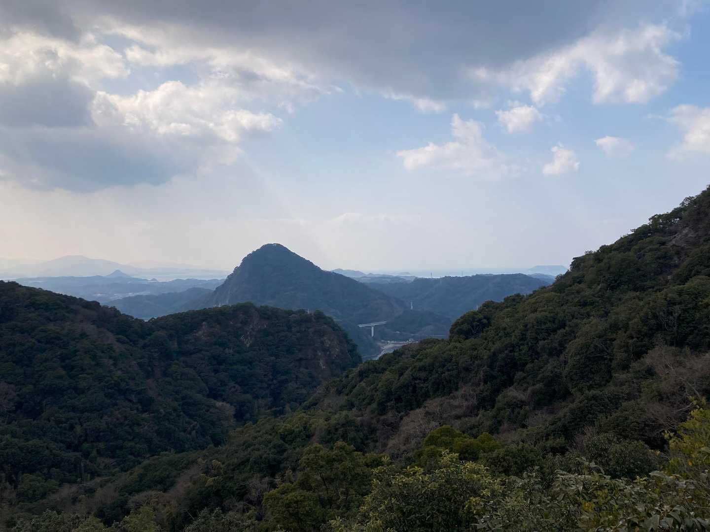 三角岳-天翔台-天翔台登山口 縦走コースの写真
