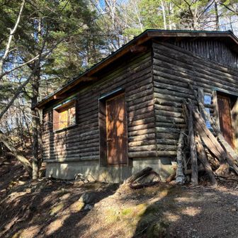 途中の白泰山避難小屋