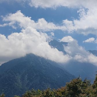 剱の山頂ちらり