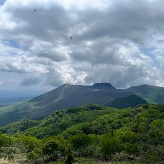 樽前山を見ながらまったり時間を過ごす。