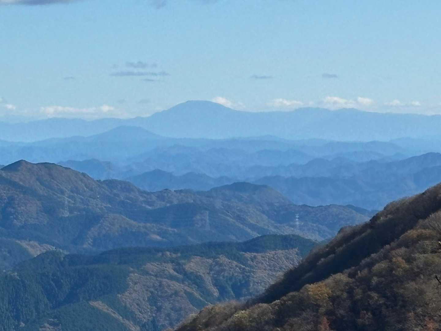 👦あの丸いのは、伊吹山ですよ