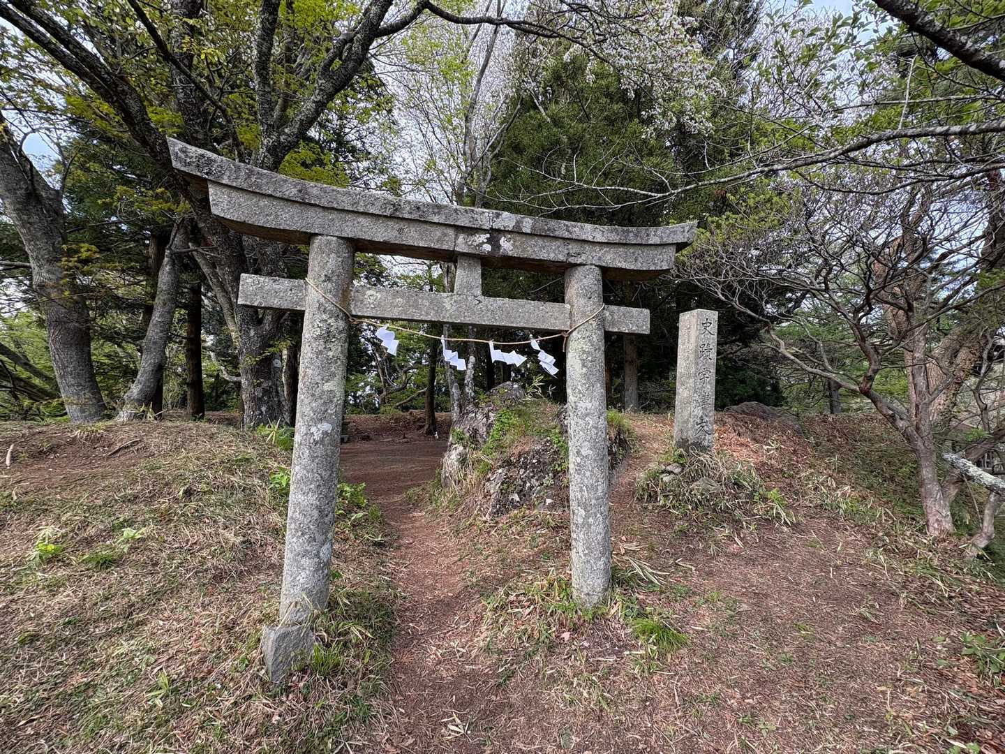 宇津峰 往復コースの写真