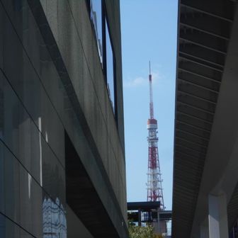 山手線・浜松町駅方向/東京タワ－❗．