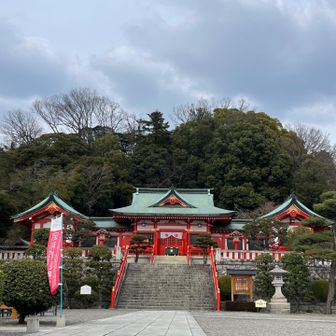 織姫神社まで無事下山