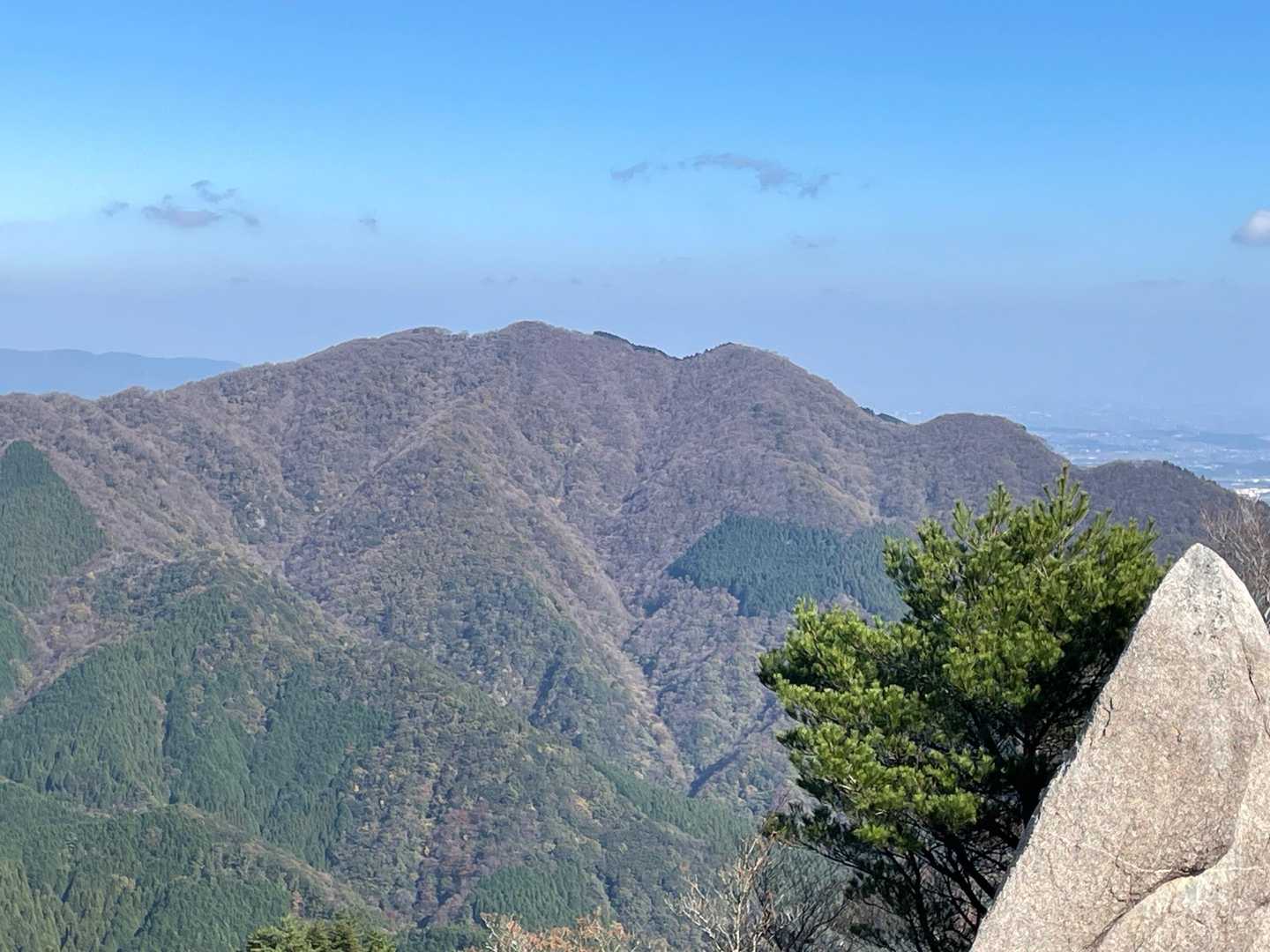 入道ヶ岳-椿大神社奥宮-水沢峠-鎌ヶ岳登山口 周回コースの写真