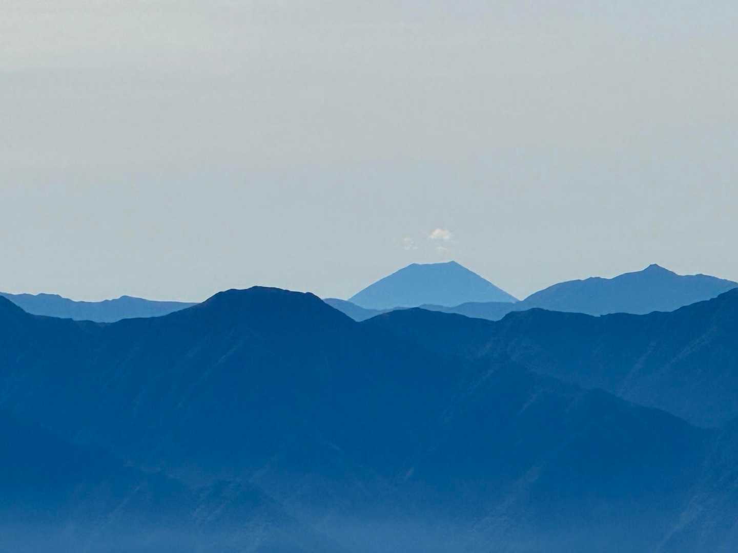 王滝頂上からのふじさ〜ん🗻
