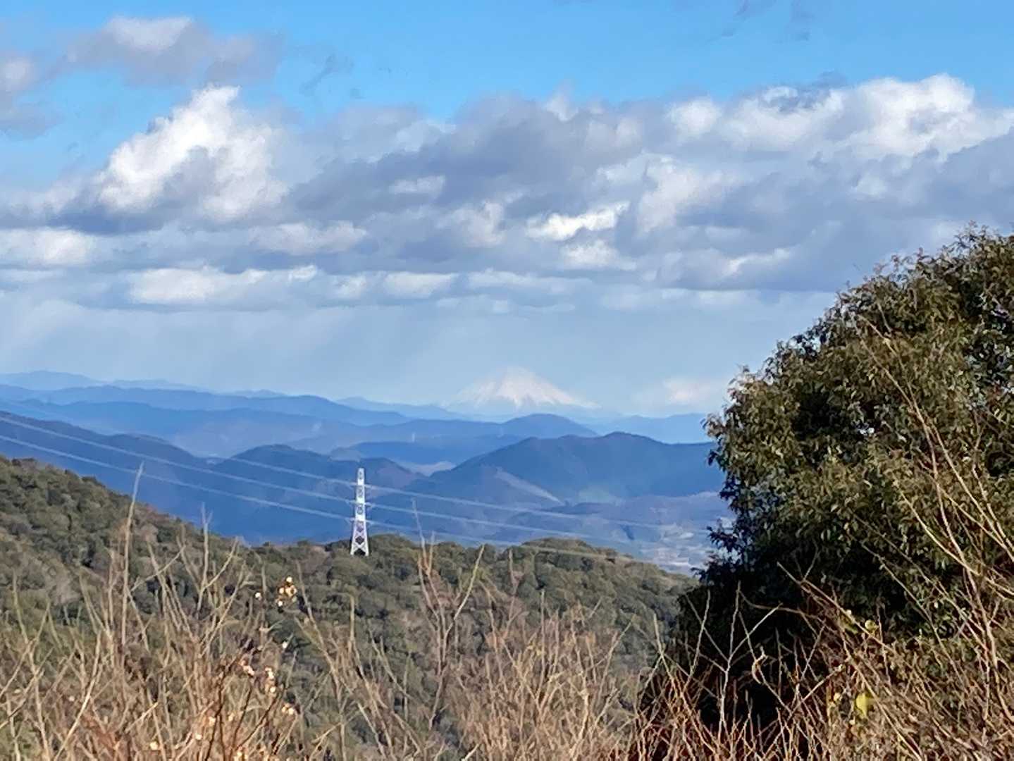 休憩後折り返し途中、雲が晴れて富士山🗻バッチリ📹✨🤗