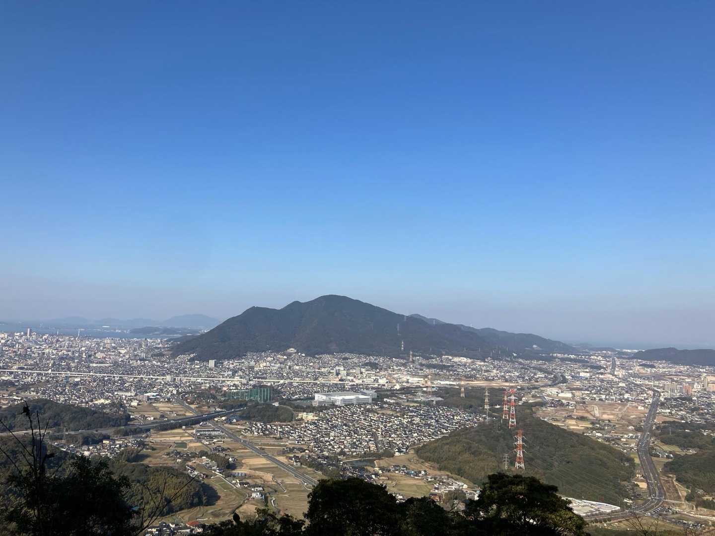 今日はくっきり足立3山
