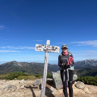 双六岳山頂