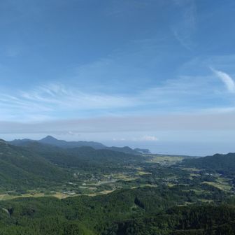 野間岳と東シナ海