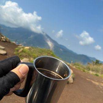 大涌谷に乾杯☕️