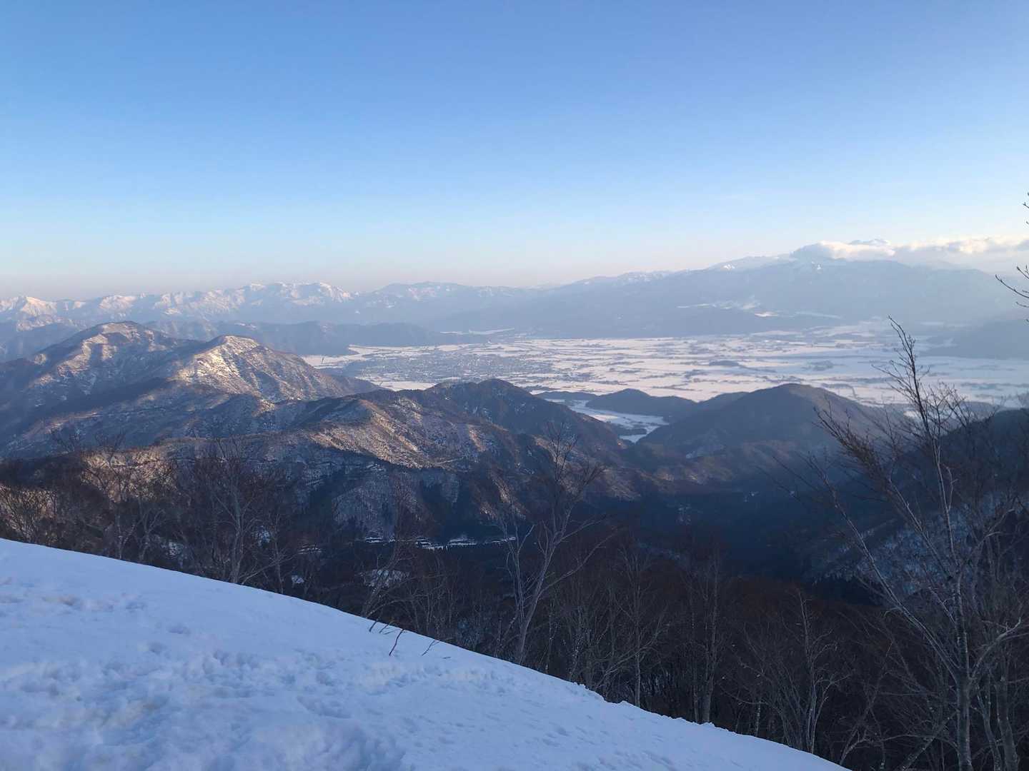 銀杏峯登山口-名松新道登山口-銀杏峯 往復コースの写真
