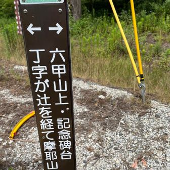 記念碑台へ向かいます。お腹空いた〜😋
トレランの大会があったようでたくさんの方が走っておられました😄皆んなでファイト！と応援📣