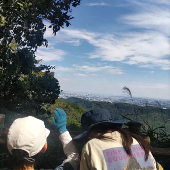 展望台、眺め良かった〜八王子市街地がよく見えました🏢